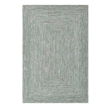 Multi Toned Braided Area Rug Bohemian Indoor Outdoor Rugs