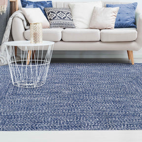 Multi Toned Braided Area Rug Bohemian Indoor Outdoor Rugs