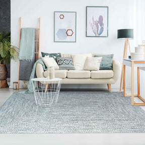 Multi Toned Braided Area Rug Bohemian Indoor Outdoor Rugs