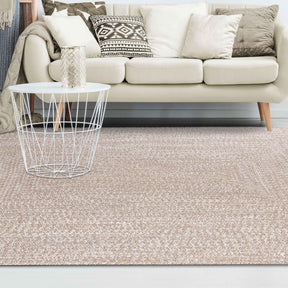 Multi Toned Braided Area Rug Bohemian Indoor Outdoor Rugs