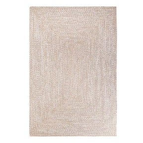 Multi Toned Braided Area Rug Bohemian Indoor Outdoor Rugs