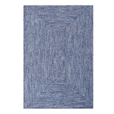 Multi Toned Braided Area Rug Bohemian Indoor Outdoor Rugs