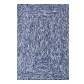 Multi Toned Braided Area Rug Bohemian Indoor Outdoor Rugs