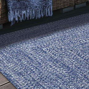 Multi Toned Braided Area Rug Bohemian Indoor Outdoor Rugs