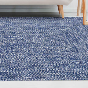 Multi Toned Braided Area Rug Bohemian Indoor Outdoor Rugs