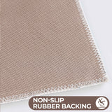 Myra Medallion Textured Jacquard Machine Washable Bath Rugs, Set of 2