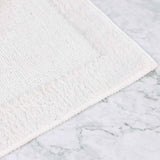 Myra Medallion Textured Jacquard Machine Washable Bath Rugs, Set of 2