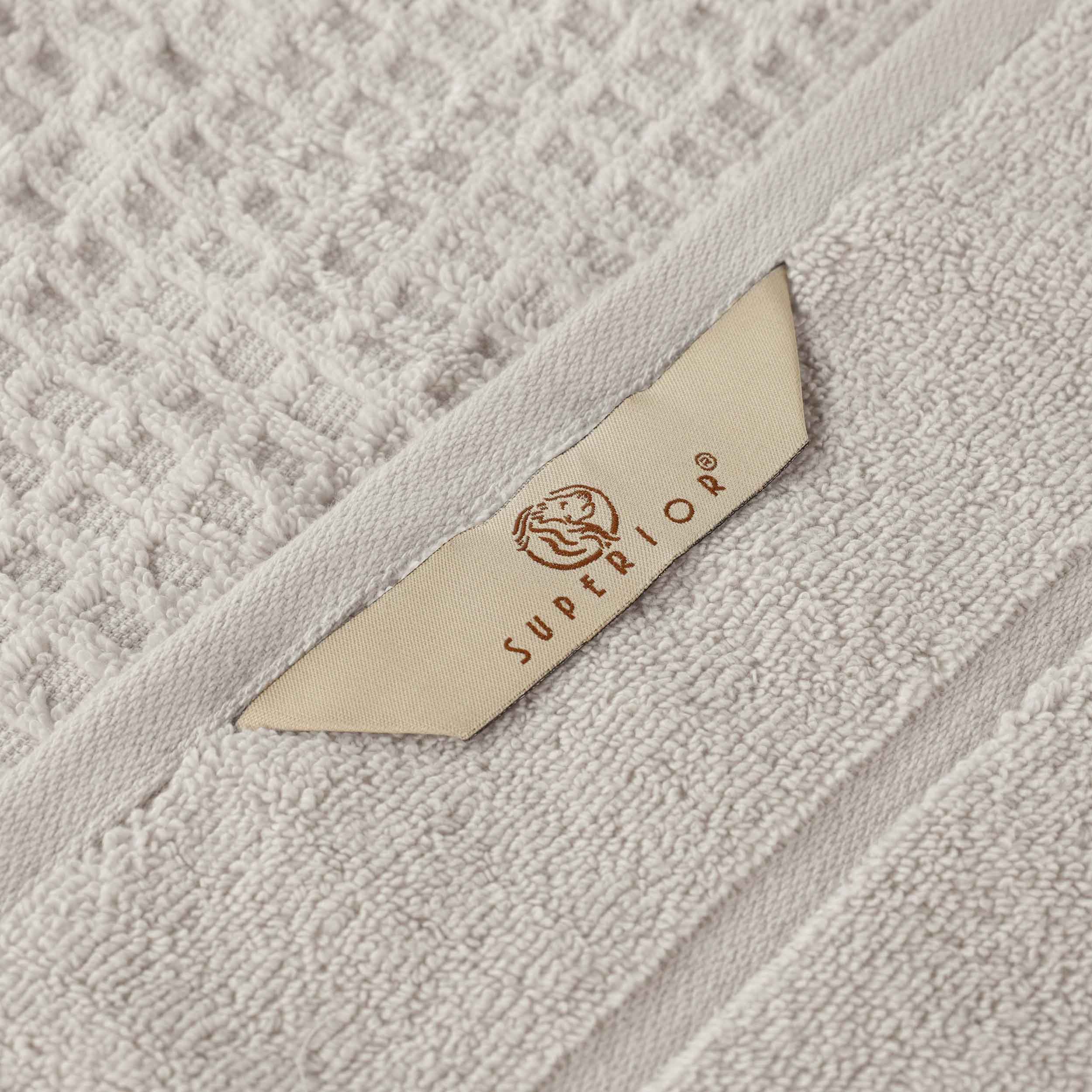 Napa Zero Twist Cotton Solid Waffle Honeycomb 6 Piece Towel Set