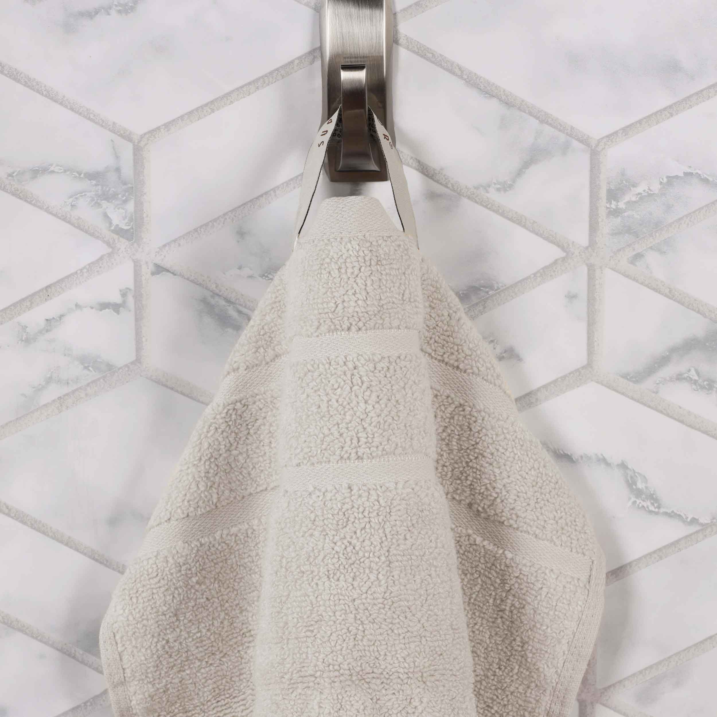 Napa Zero Twist Cotton Solid Waffle Honeycomb 6 Piece Towel Set