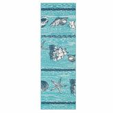 Nautical Seaside Coastal Indoor Outdoor Area Rug