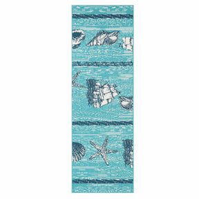 Nautical Seaside Coastal Indoor Outdoor Area Rug