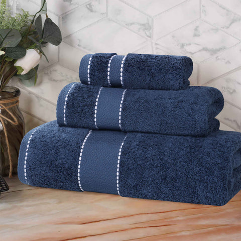 Egyptian Giza Cotton Plush Soft Towel Set 3 Piece