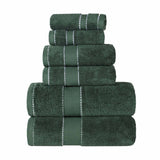 Egyptian Giza Cotton Plush Soft Towel Set 6 Piece