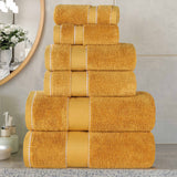 Egyptian Giza Cotton Plush Soft Towel Set 6 Piece