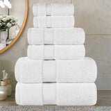 Egyptian Giza Cotton Plush Soft Towel Set 6 Piece
