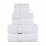 Egyptian Giza Cotton Plush Soft Towel Set 6 Piece