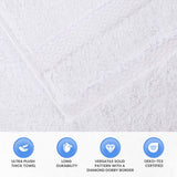 Niles Egyptian Giza Cotton Plush Heavyweight Soft 6 Piece Towel Set