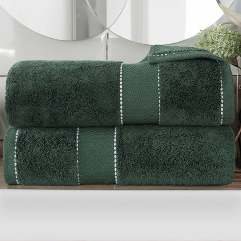 Giza Egyptian Cotton Bath Sheet Set - 2 Piece, Ultra Plush, Niles