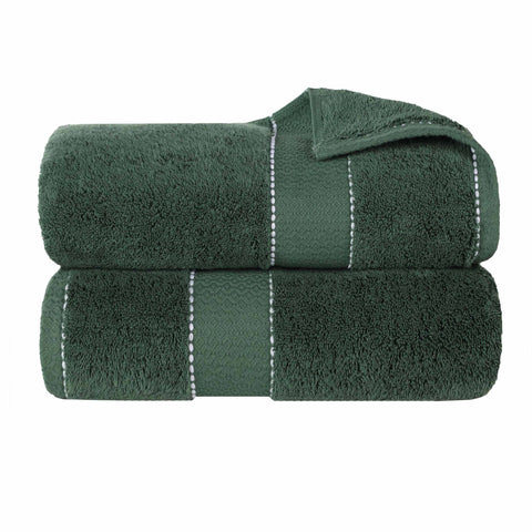 Giza Egyptian Cotton Bath Sheet Set - 2 Piece, Ultra Plush, Niles