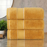 Giza Cotton Plush Absorbent Bath Towel Set of 3