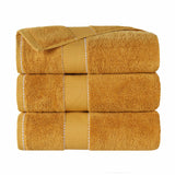 Giza Cotton Plush Absorbent Bath Towel Set of 3