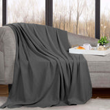 Nobel Cotton Textured Jacquard Chevron Lightweight Woven Blanket