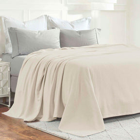 Nobel Cotton Textured Jacquard Chevron Lightweight Woven Blanket