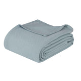 Nobel Cotton Textured Jacquard Chevron Lightweight Woven Blanket