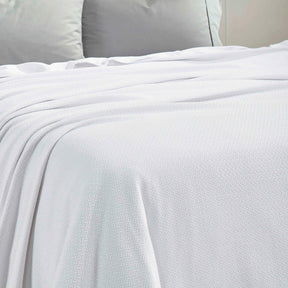 Nobel Cotton Textured Jacquard Chevron Lightweight Woven Blanket