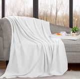 Nobel Cotton Textured Jacquard Chevron Lightweight Woven Blanket