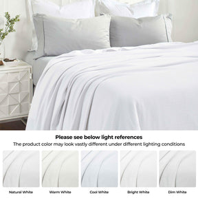 Nobel Cotton Textured Jacquard Chevron Lightweight Woven Blanket