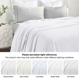 Nobel Cotton Textured Jacquard Chevron Lightweight Woven Blanket