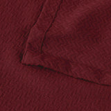 Nobel Cotton Textured Jacquard Chevron Lightweight Woven Blanket