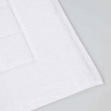 Nora Cotton Thick Solid Checkered Washable Bath Mat Set of 2