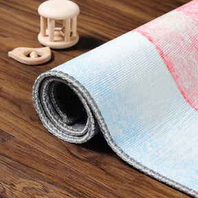Nursery Elephant Anti-Skid Backing Indoor Area Rug