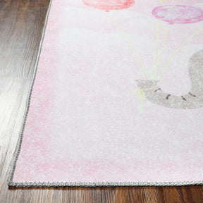 Nursery Elephant Anti-Skid Backing Indoor Area Rug