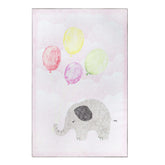 Nursery Elephant Anti-Skid Backing Indoor Area Rug