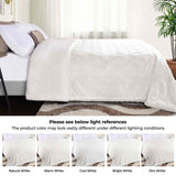 Nuuk Jacquard Lattice Fleece Plush Fluffy Sherpa Reversible Blanket