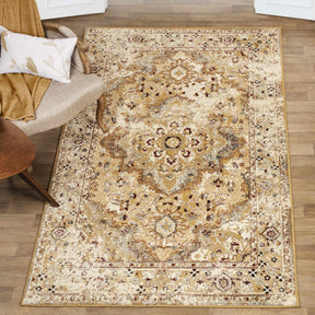 Nysa Bohemian Floral Vines Indoor Area Rugs Or Runner Rug