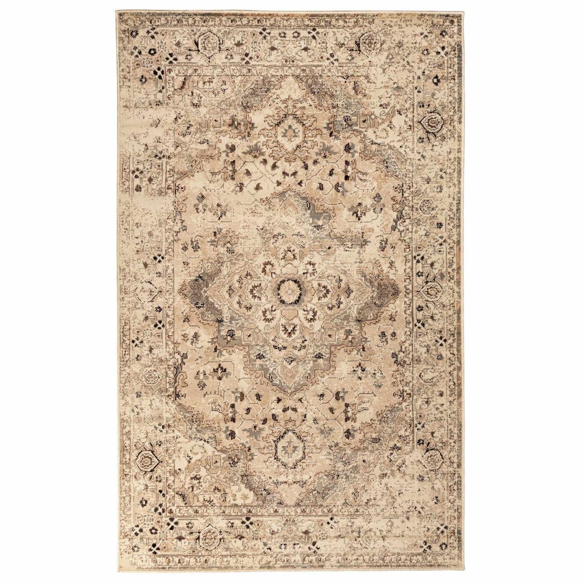 Nysa Bohemian Floral Vines Indoor Area Rugs Or Runner Rug