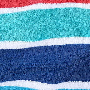 Ocean Stripe Oversized Cotton 4 Piece Beach Towel Set
