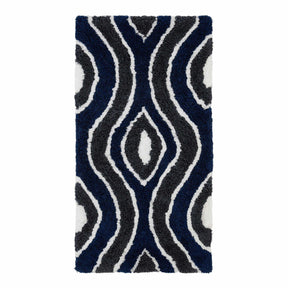 Ogee Retro Abstract Hand-Tufted Shag Area Rug or Runner Rug
