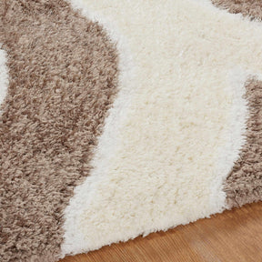 Ogee Retro Abstract Hand-Tufted Shag Area Rug or Runner Rug