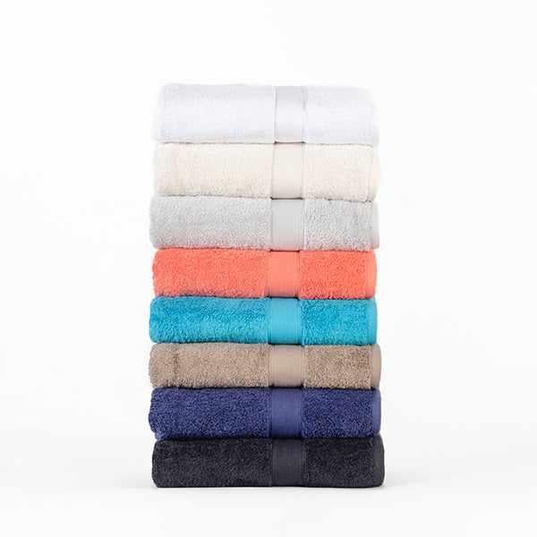 Organic Cotton Plush Solid Assorted 12 Piece Towel Set