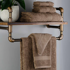 Organic Cotton Solid Plush Assorted 6 Piece Towel Set