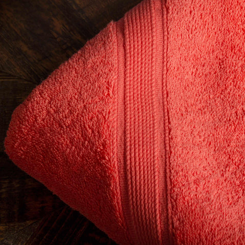 Organic Solid  650 GSM 2 Pieces Bath Sheet Set