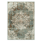Oriental Medallion Oxidized Area Rug Or Door Mat Or Runner Rug