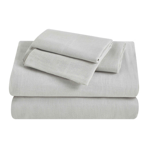 Orion Cotton Linen Garment Washed Deep Pocket Sheet Set