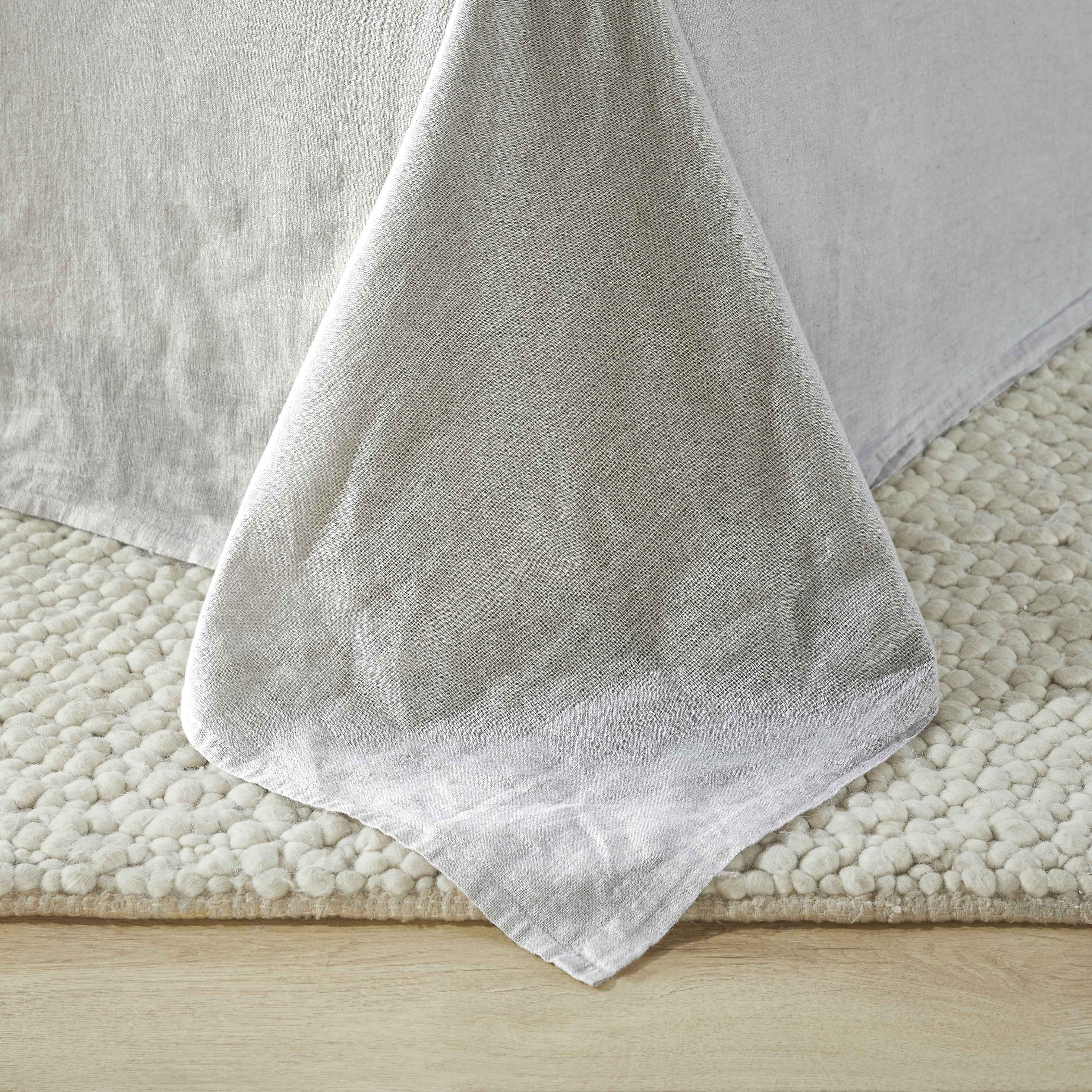 Orion Cotton Linen Blend Garment Washed Deep Pocket Bed Sheet Set