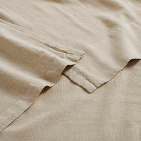 Orion Cotton Linen Blend Garment Washed Deep Pocket Bed Sheet Set